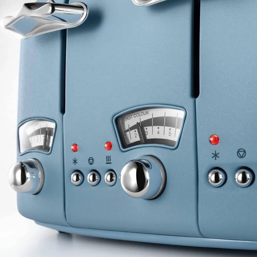 undefined, Argento Flora 4 slice Blue Toaster, undefined, Azure