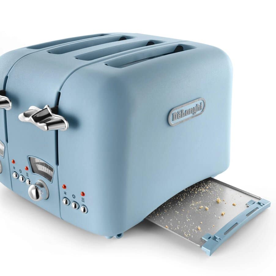 undefined, Argento Flora 4 slice Blue Toaster, undefined, Azure
