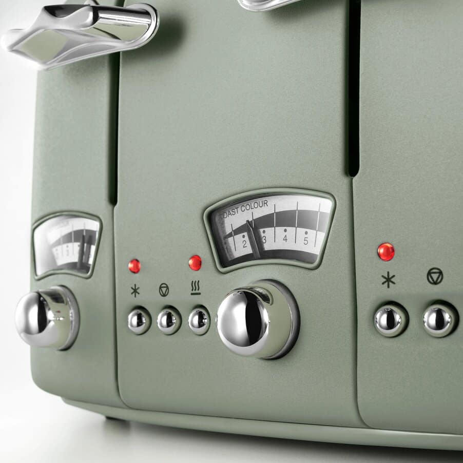 undefined, Argento Flora 4 slice Green Toaster, undefined, Green