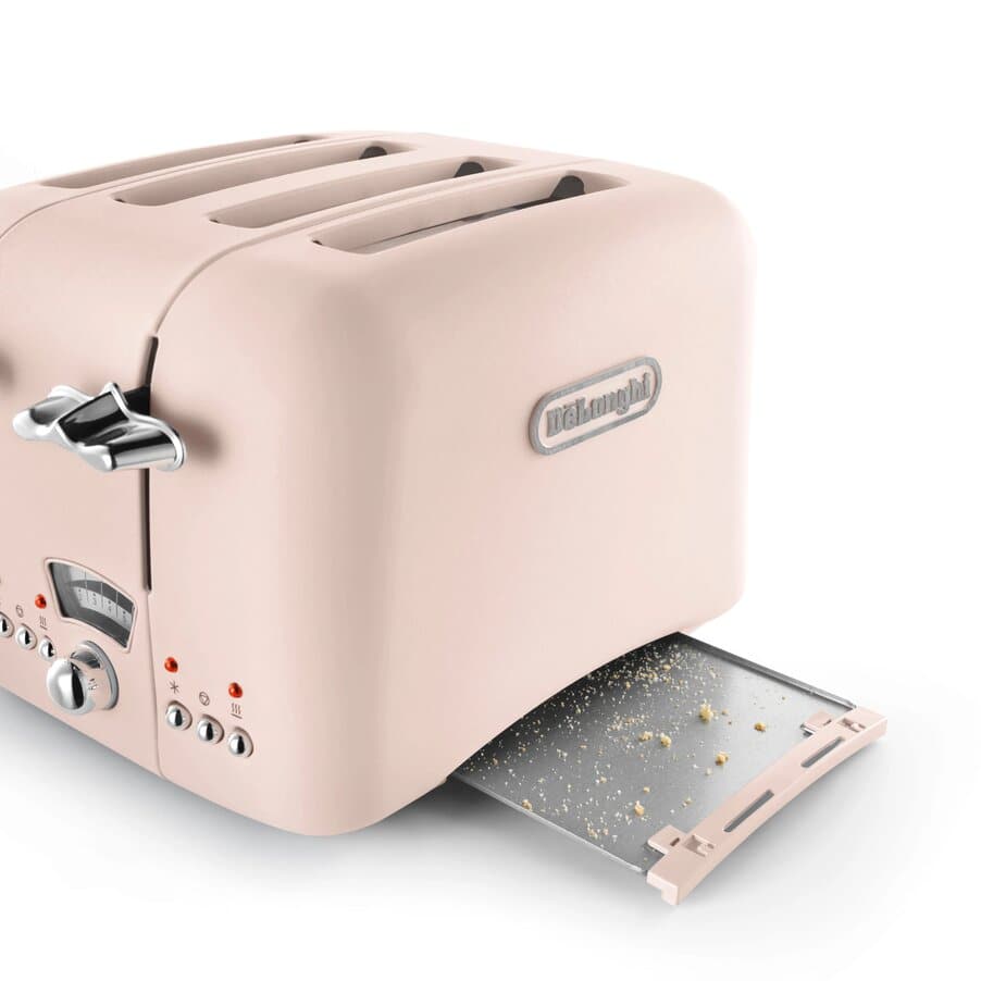 undefined, Argento Flora 4 slice Pink Toaster, undefined, Pink