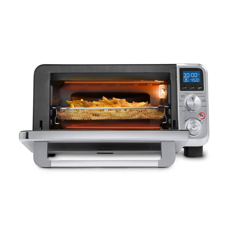 Toaster Ovens & Convection Ovens, Livenza 9-in-1 Digital Air Fry Convection Toaster Oven, Grill, Broil, Bake, Roast, 14L (.5 cu ft), undefined, Grey