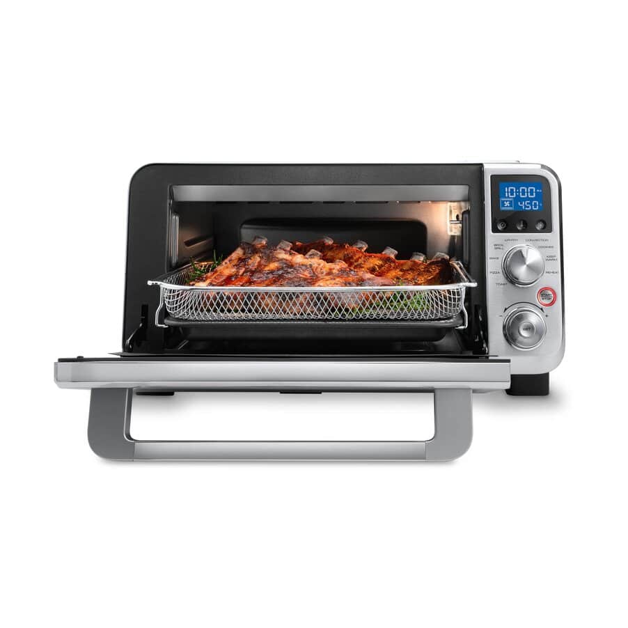 Toaster Ovens & Convection Ovens, Livenza 9-in-1 Digital Air Fry Convection Toaster Oven, Grill, Broil, Bake, Roast, 14L (.5 cu ft), undefined, Grey