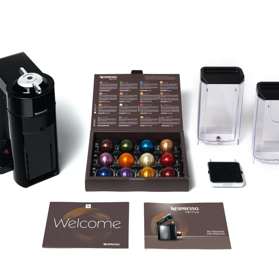 undefined, Nespresso Evoluo Coffee and Espresso Machine by De'Longhi, Black, undefined, Black