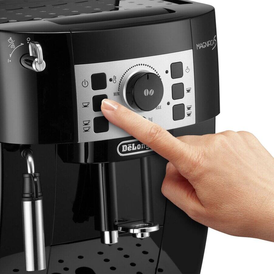 Refurbished volledig automatische espressomachines, SECOND CHOICE - Magnifica S, undefined, Zwart