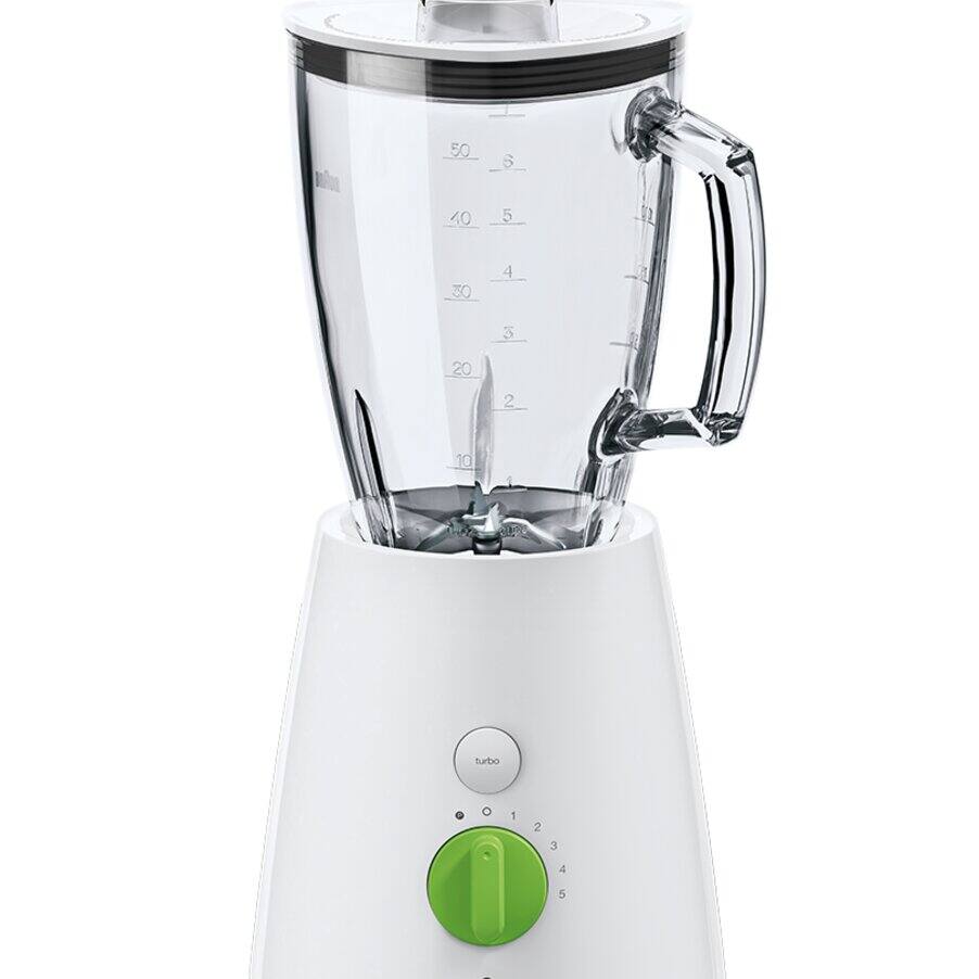 Tribute Jug blender white/green with glass jug