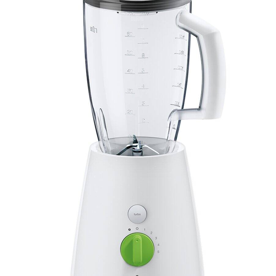 Tribute Jug blender white/green with plastic jug