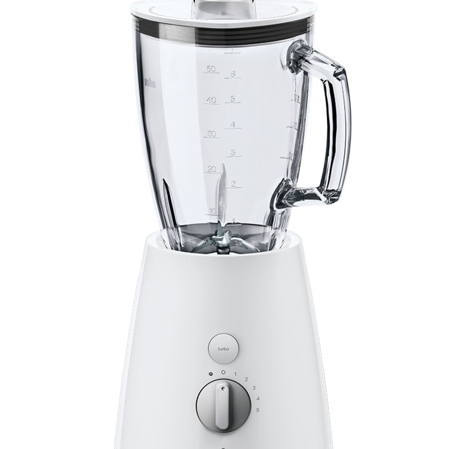 Tribute Jug blender white/silver with glass jug