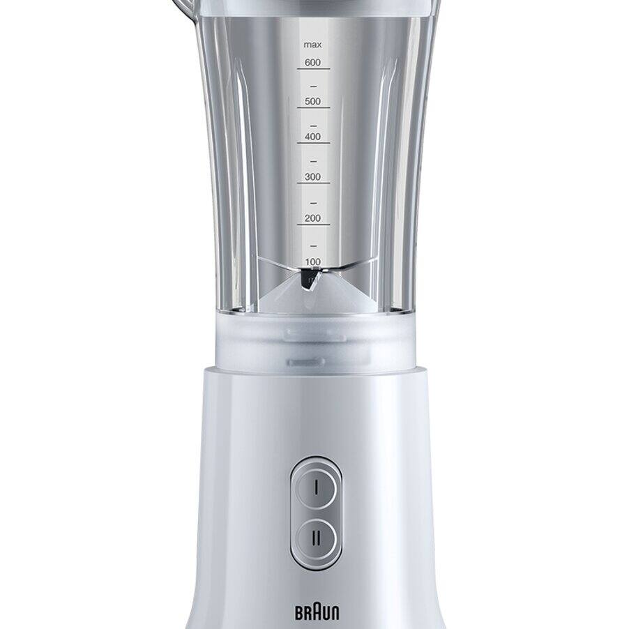 パワーブレンドミニジャグブレンダー ホワイト、プラスチック製ジャグ付き