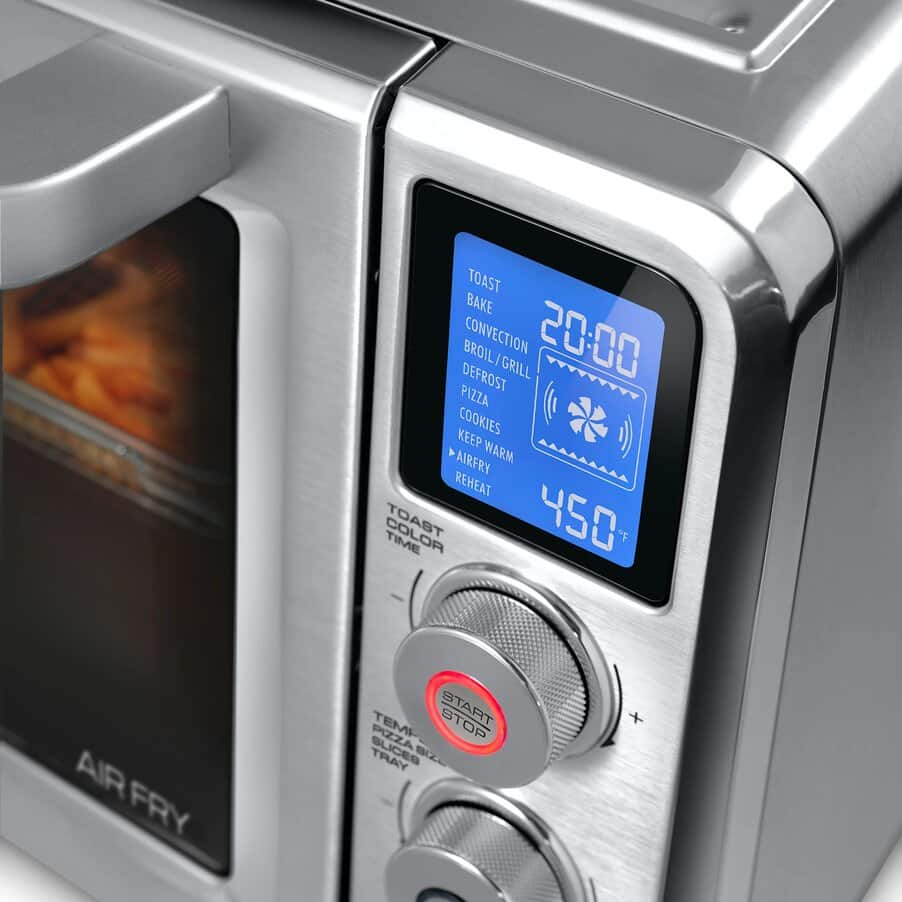 MultiOven electric ovens, Livenza 9-in-1 Digital Air Fry Convection Toaster Oven, Grill, Broil, Bake, Roast, 24L (0.8 cu ft), undefined, Metal