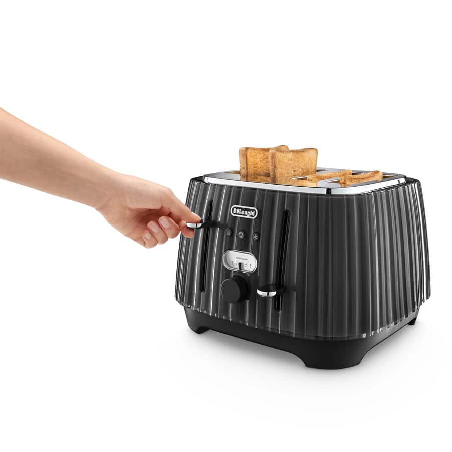 Ballerina Toasters, Ballerina 4 Slice Toaster Furnace Black, undefined, Black