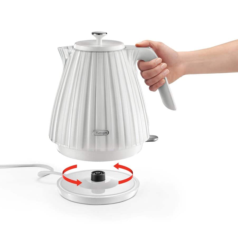 Ballerina Kettles, Ballerina Opaline White Kettle, undefined, White