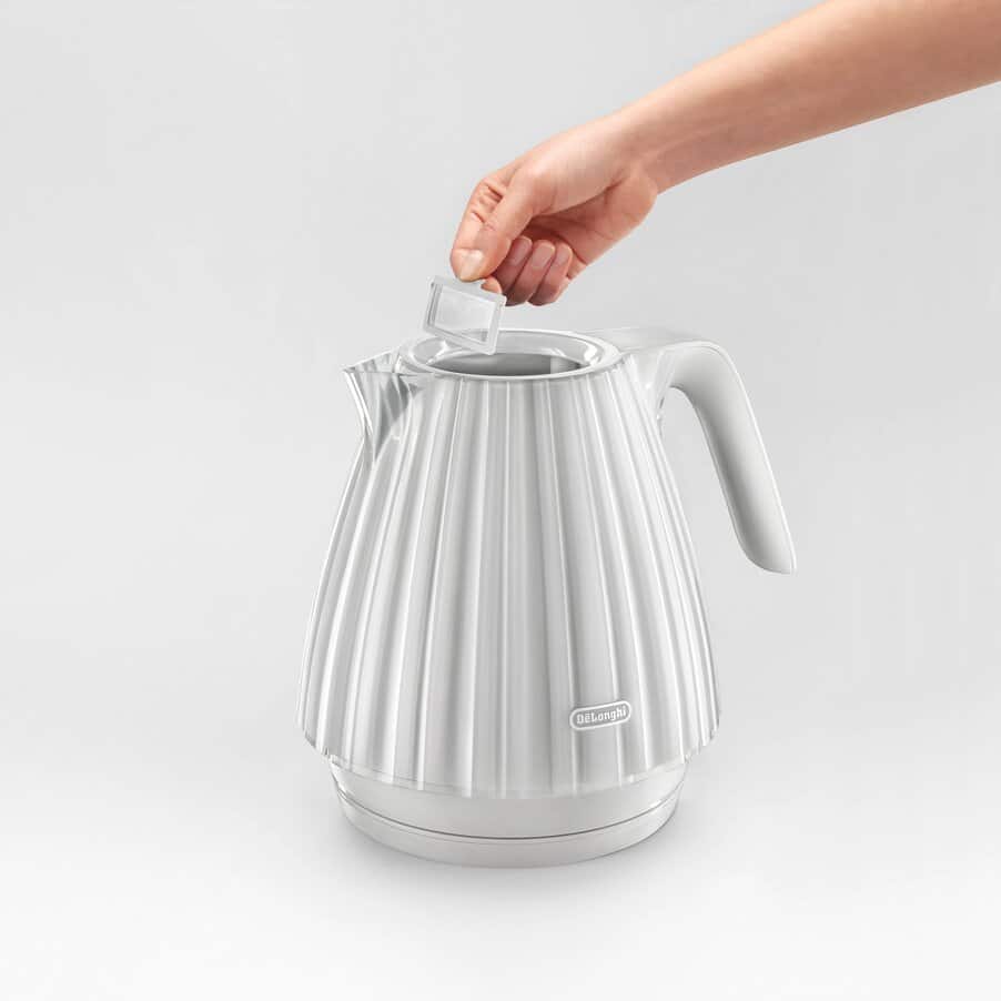 Ballerina Kettles, Ballerina Opaline White Kettle, undefined, White