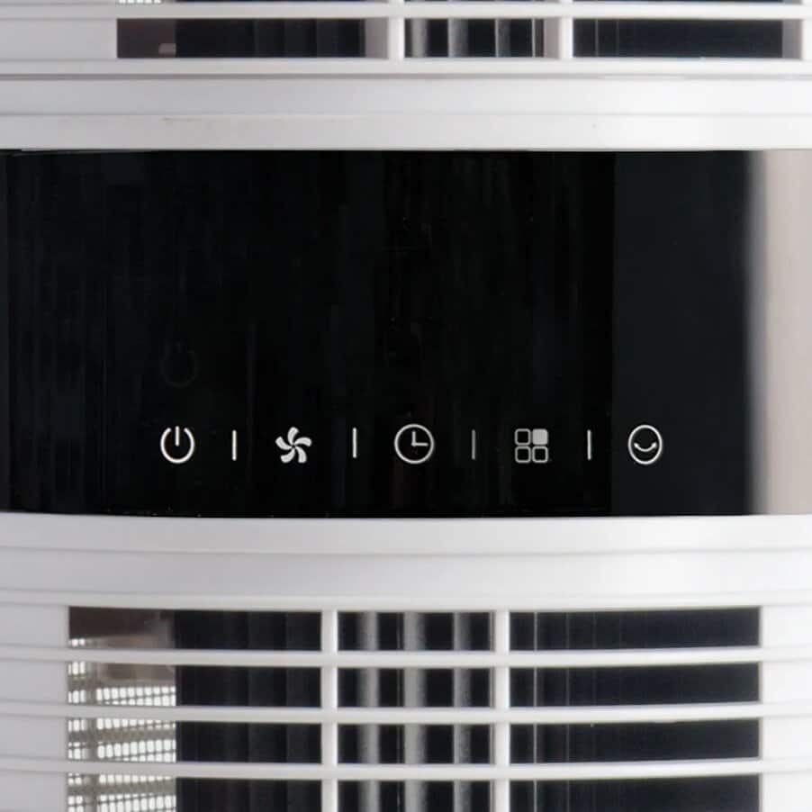 Fans, 360° Dual Oscillating Tower Fan White, undefined, White