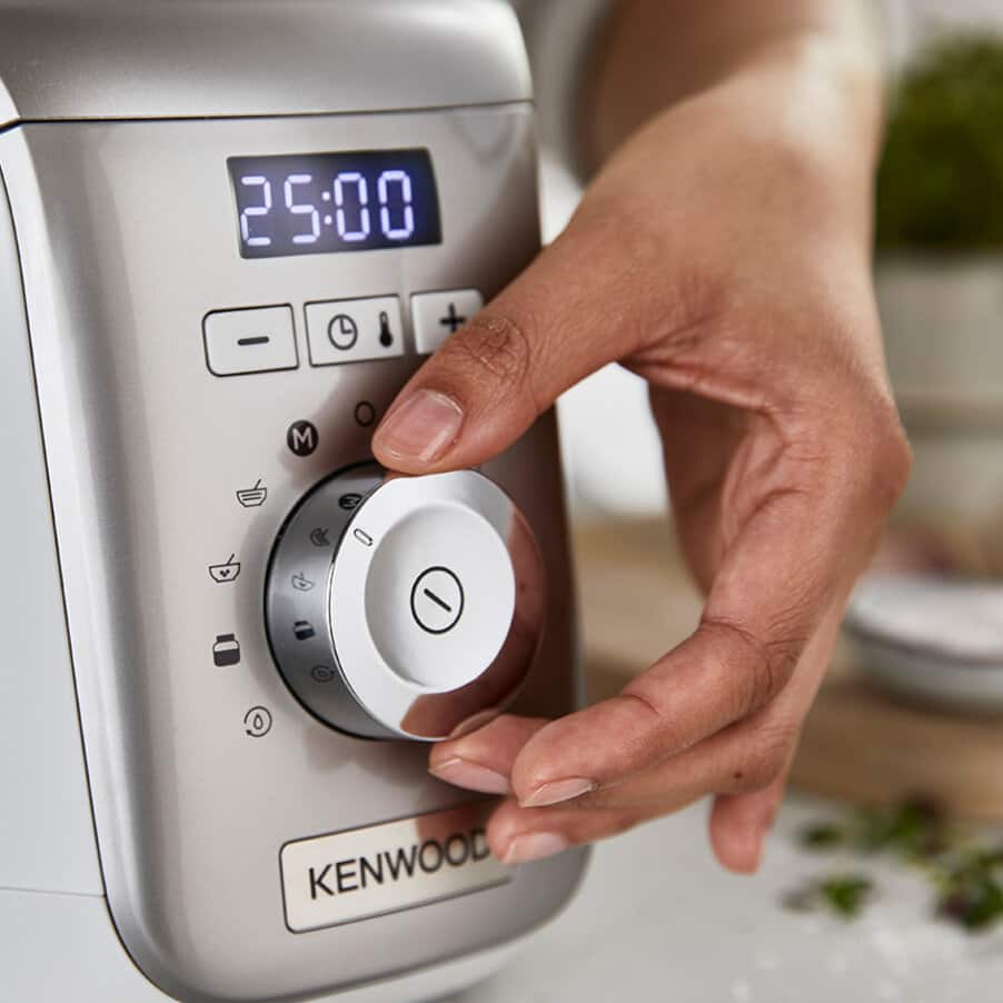 At the touch of a button