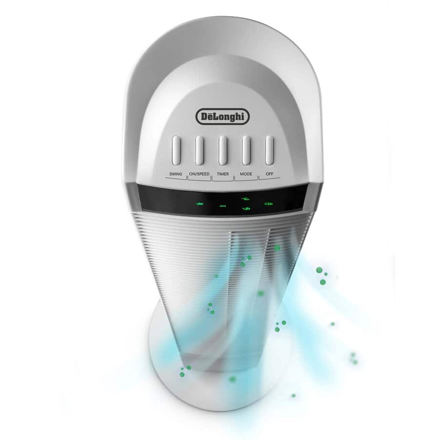 Fans, Oscillating Tower Fan White, undefined, Black