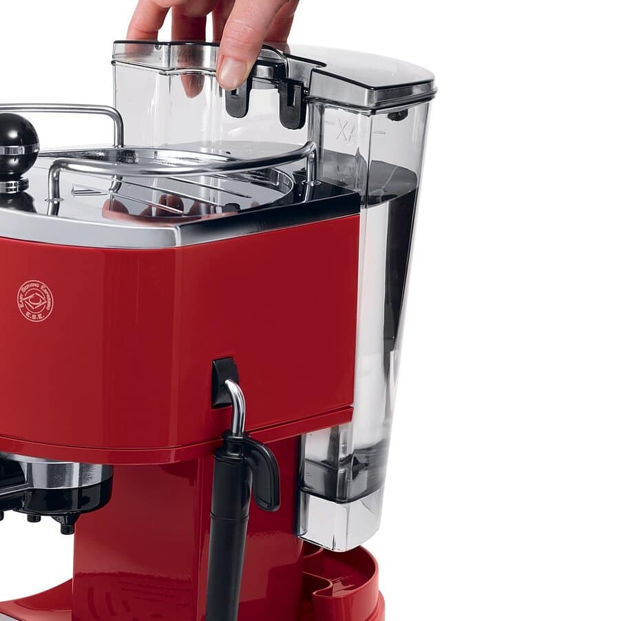 エスプレッソ•カプチーノメーカー　DeLonghi ECO310R RED Icona Espresso Machine, Red ECO-310.R Icona manual espresso
