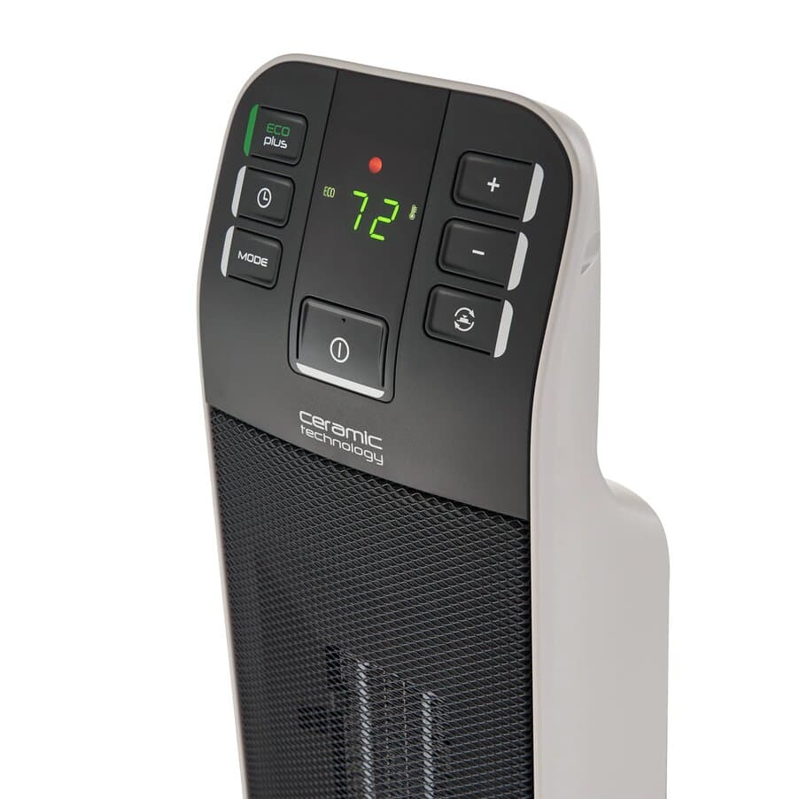 Tower ceramic fan heaters, Ceramic tower heater, undefined, Black