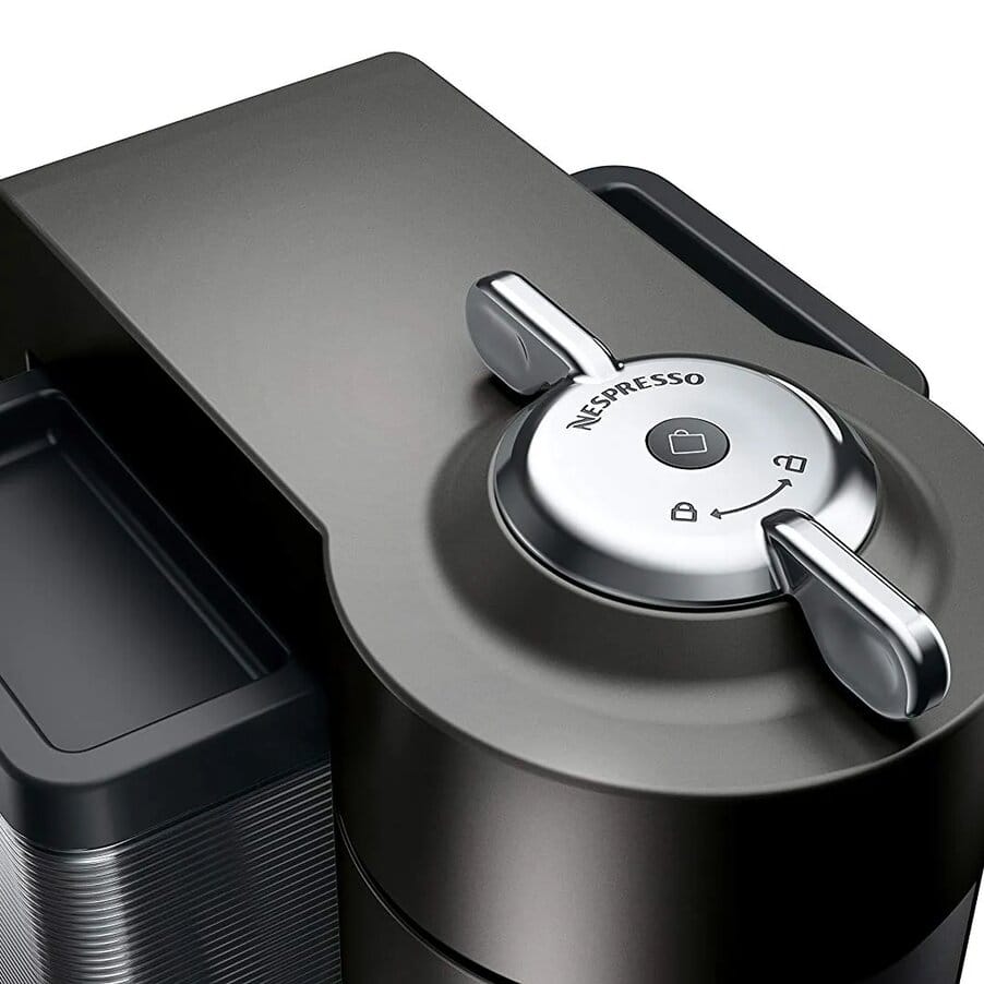 Nespresso Machines, Nespresso Evoluo Coffee and Espresso Machine by De'Longhi, Graphite Metal, undefined, Grey