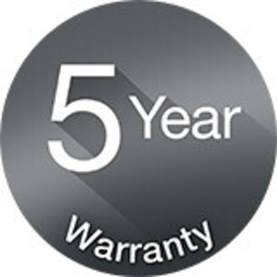 5 Year Warranty