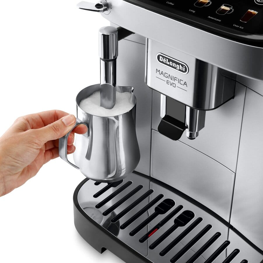 undefined, Magnifica Evo Fully Automatic Espresso Machine with Manual Milk Frothing, undefined, Silver