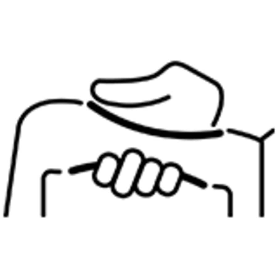 Ergonomischer Antirutsch-Griff