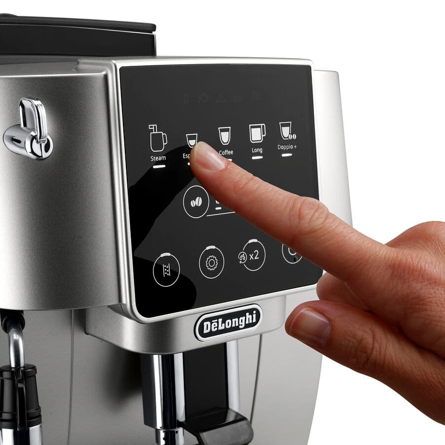 Magnifica Start, Magnifica Start | Automatic Coffee Machine | Steam Wand | Silver Black, undefined, Silver