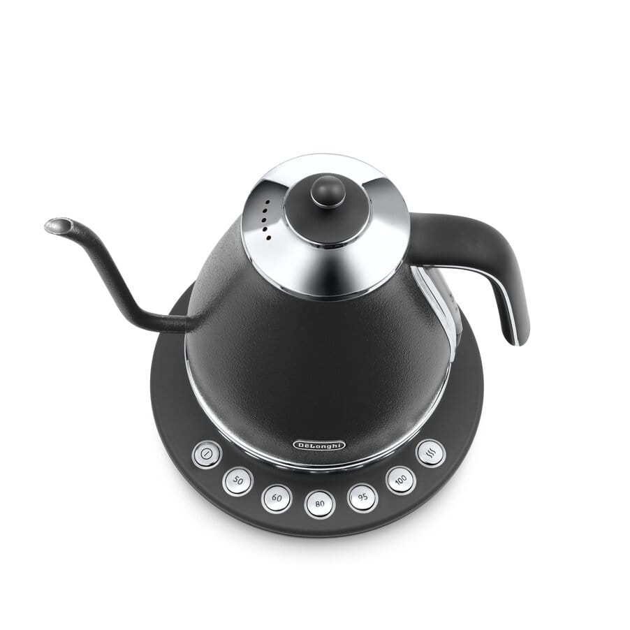 DeLonghi 電気ケトル KBOE1230J-GY Amazon | De'Longhi (デロンギ) 電気カフェケトル アイコナ