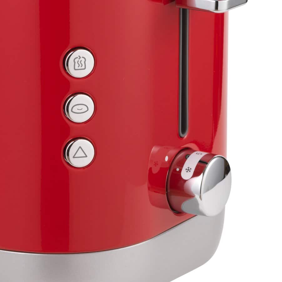 De'Longhi kMix トースター CX752J-RD ケーミックス ポップアップトースター スパイシーレッド TCX752J