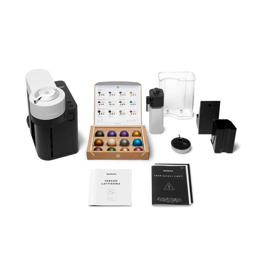 undefined, Vertuo Lattissima Nespresso Capsule Coffee Machine, undefined, White