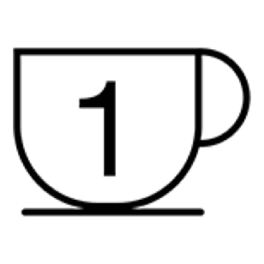 Indicatielampje voor één kopje