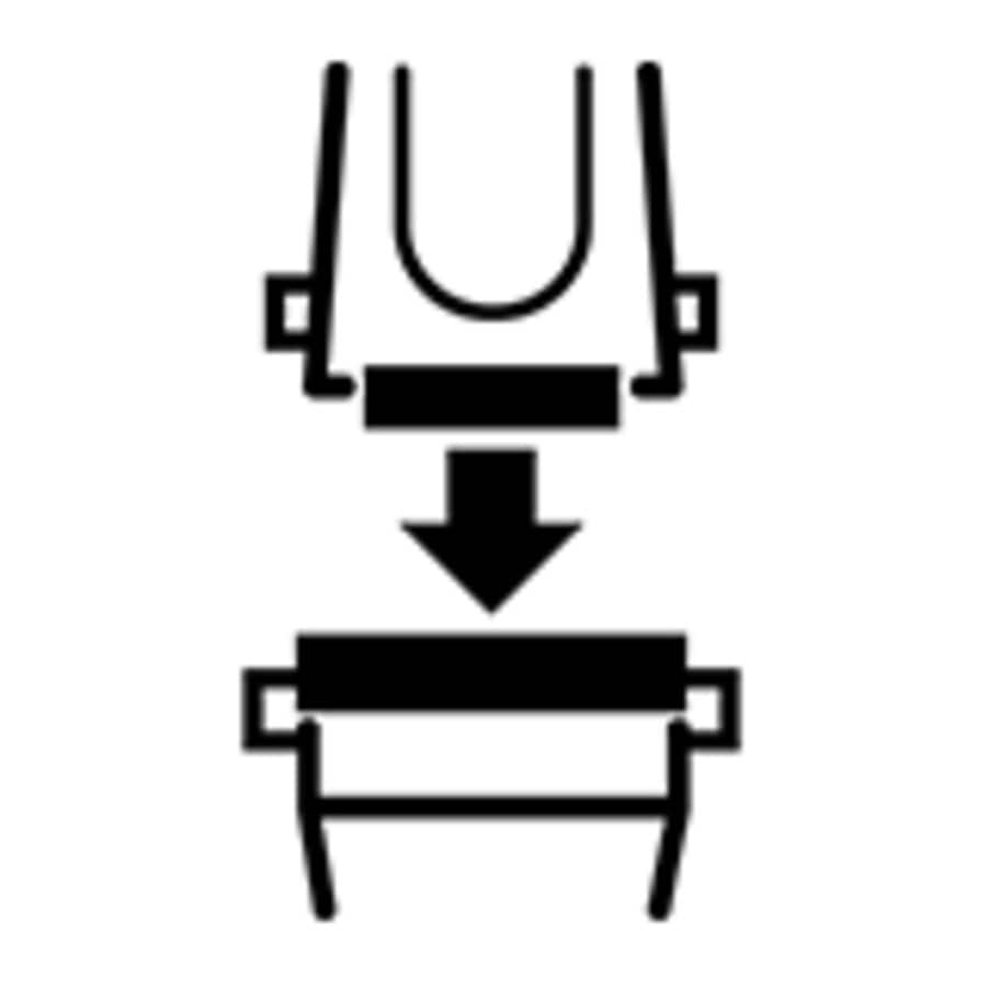 Kompatibel mit Aufsätzen mit geradem Anschluss