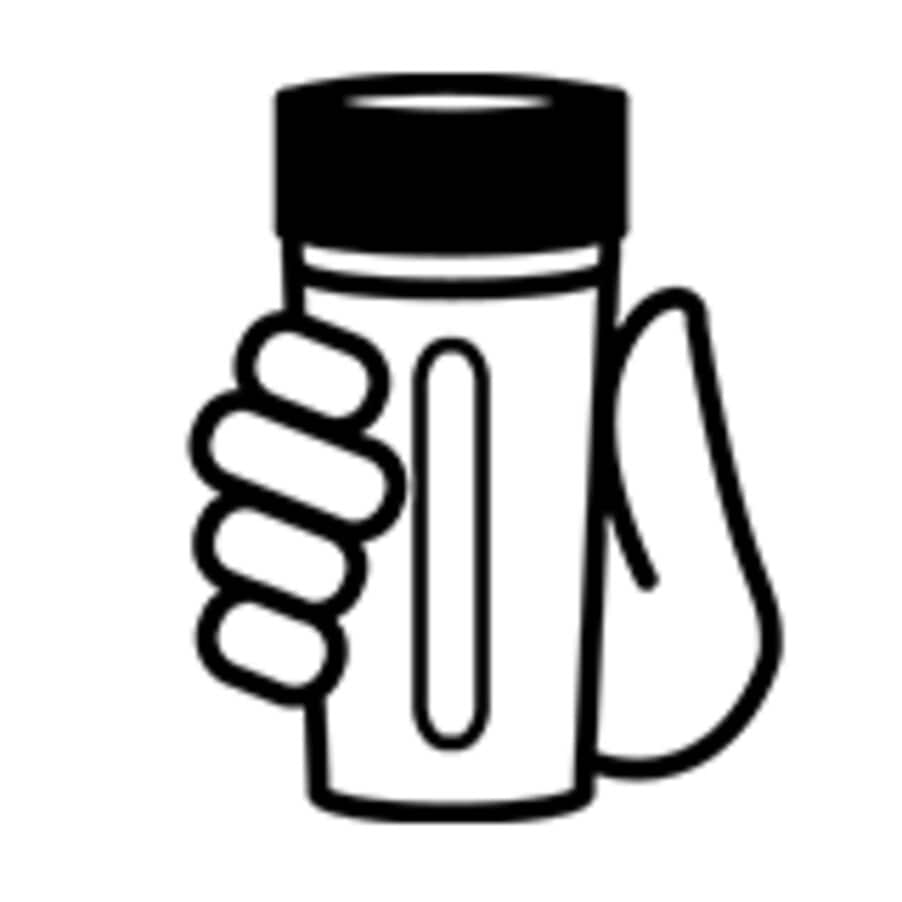 Bottiglia To-Go nera