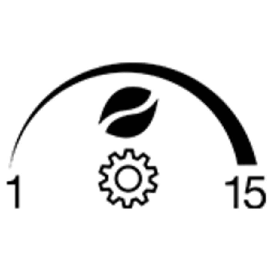 15 niveaux de mouture
