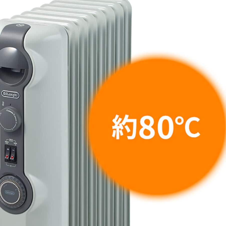 オイルヒーター with Pet ダークグレー RHJ11G0812-DG オイル