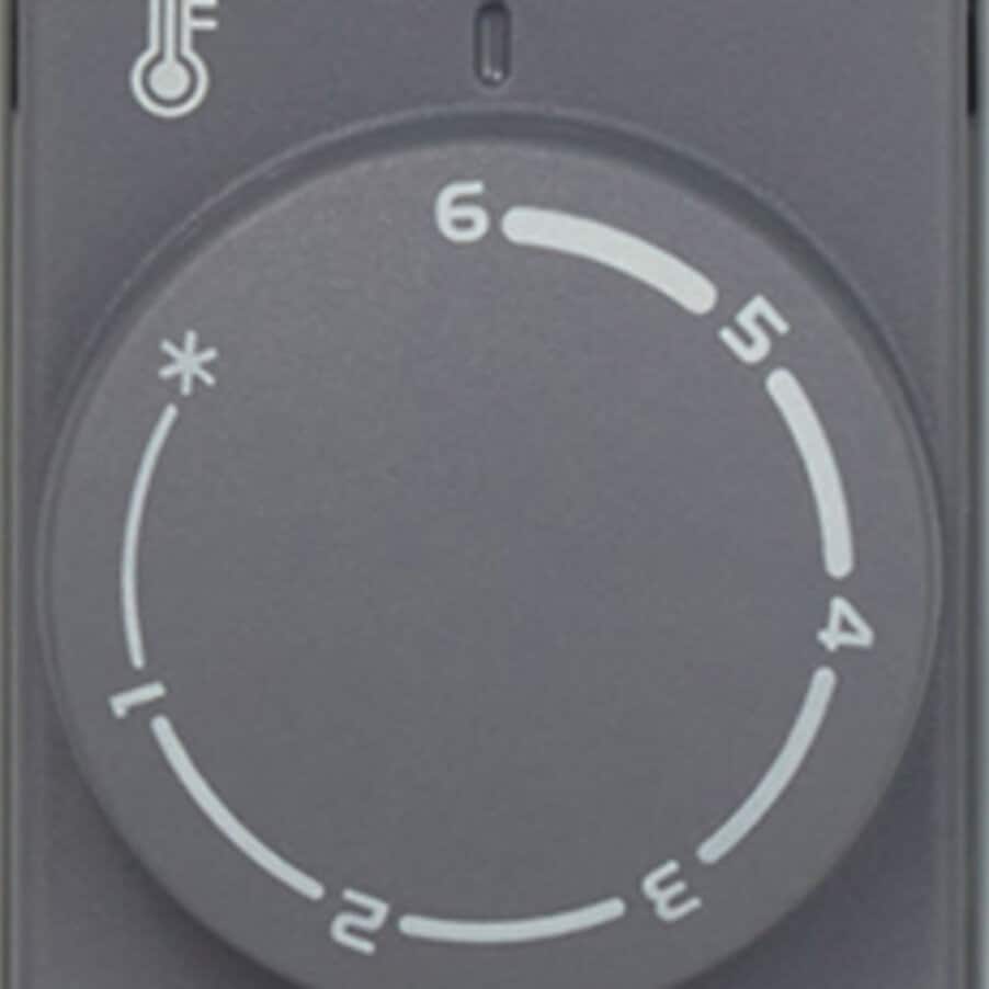 温度設定ダイヤルで余分な電気代をカット