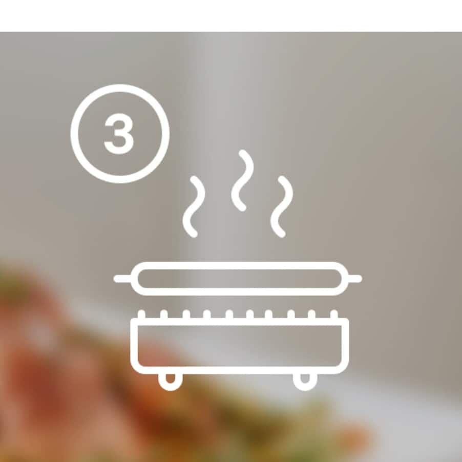 3 cooking positions