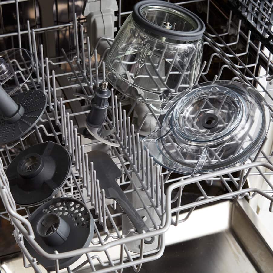 Peças laváveis na máquina