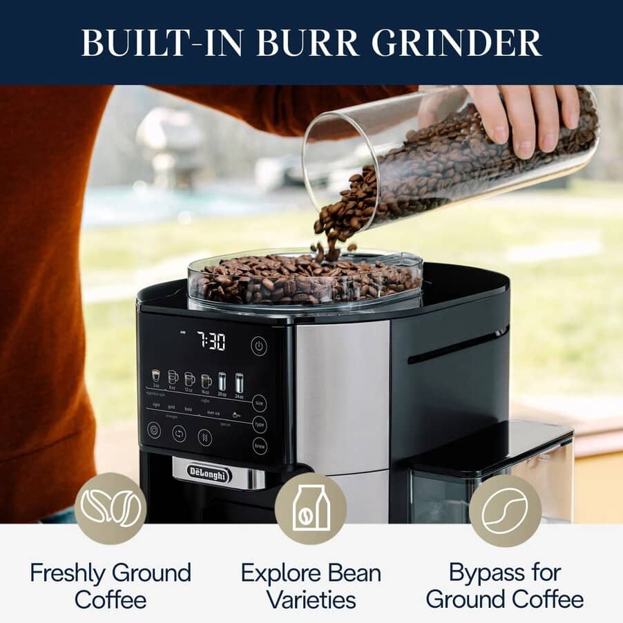 undefined, TrueBrew Drip Coffee Maker - Stainless/Black, undefined, Acier inoxydable / noir