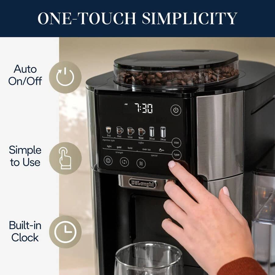 undefined, TrueBrew Drip Coffee Maker - Stainless/Black, undefined, Acier inoxydable / noir
