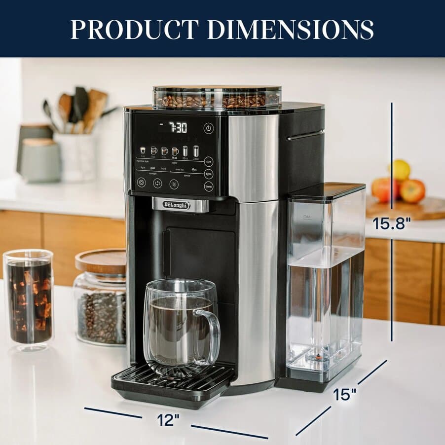 undefined, TrueBrew Drip Coffee Maker - Stainless/Black, undefined, Acier inoxydable / noir