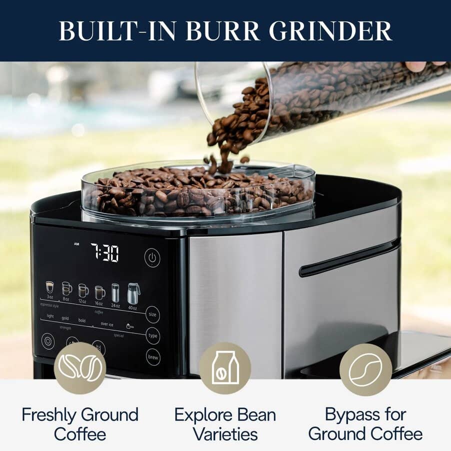 Drip Coffee Makers, TrueBrew Drip Coffee Maker, Stainless, undefined, Stainless steel / silver