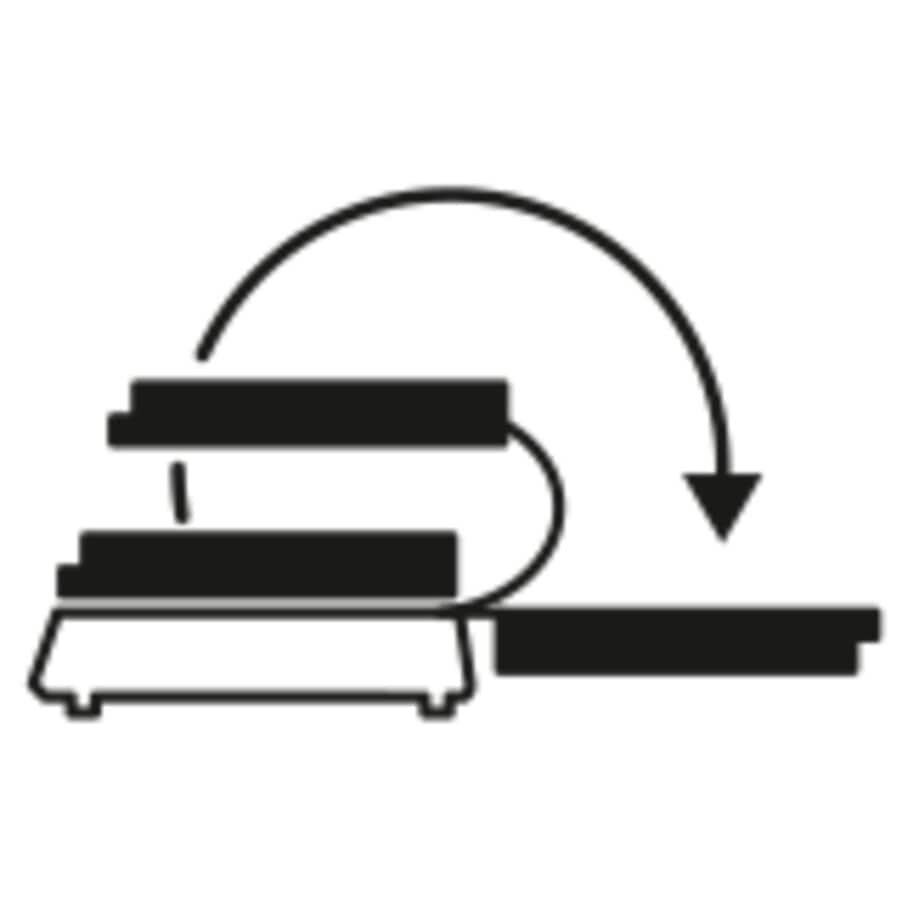 Posiciones de cocción 3 en 1