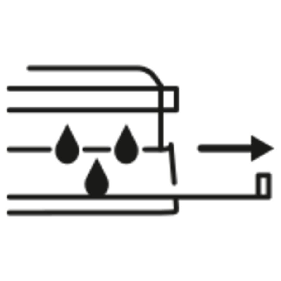 Bandeja recogegrasa integrada y extraíble
