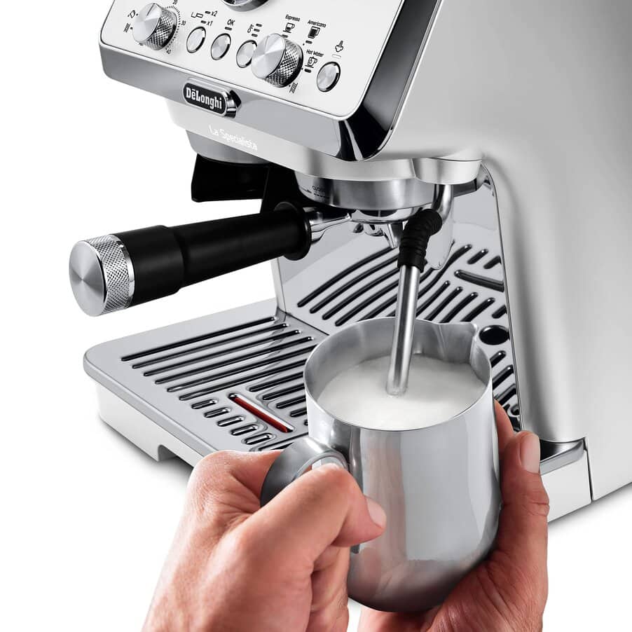 undefined, La Specialista Arte Evo Manual Coffee Machine, undefined, White