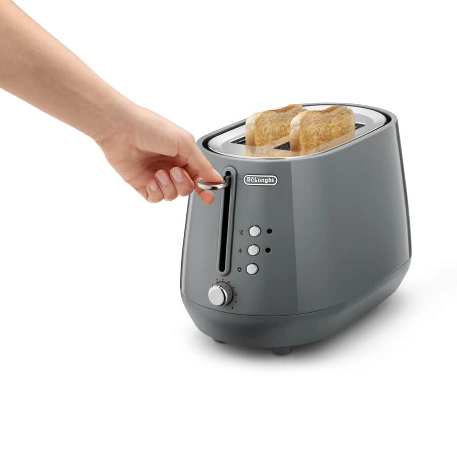Eclettica toasters, Eclettica 2 Slice Toaster Grey, undefined, Grey
