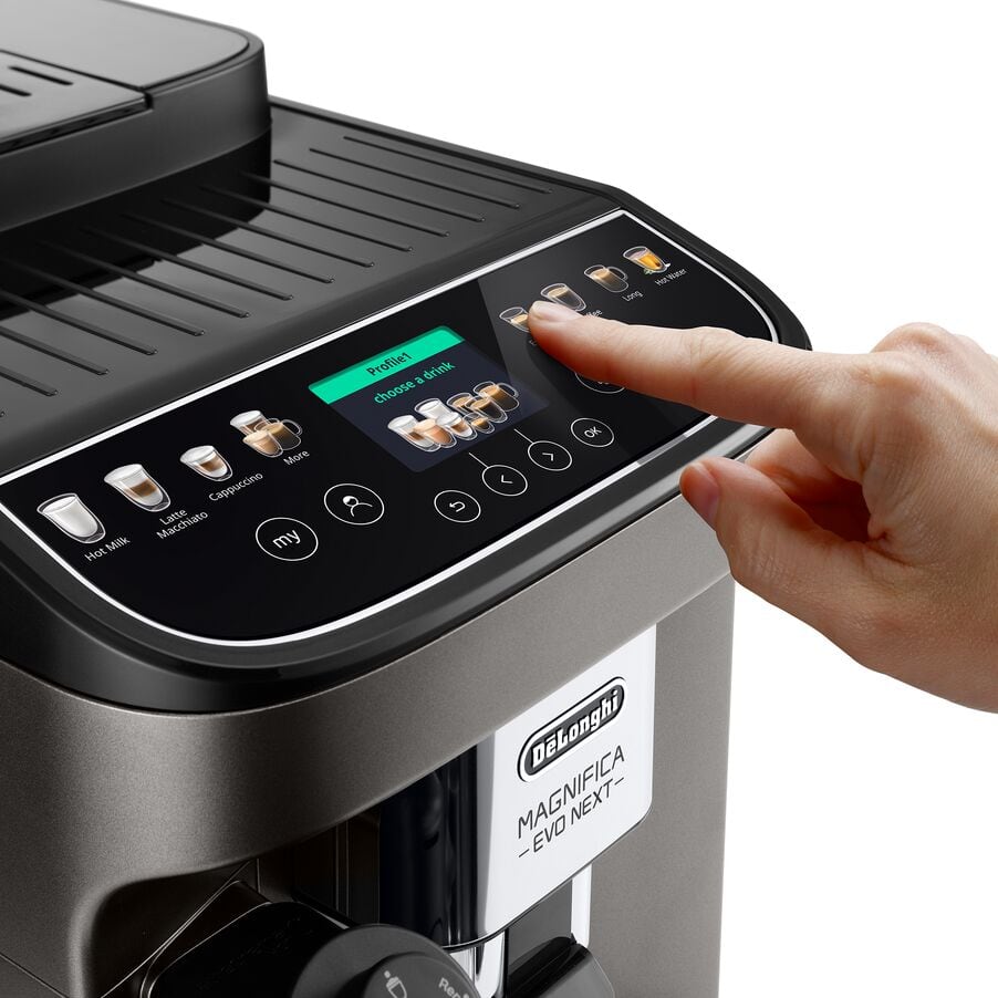 Magnifica Evo Next, Magnifica Evo Next | Fully Automatic Coffee Machine | Titanium Black, undefined, Titanium Black