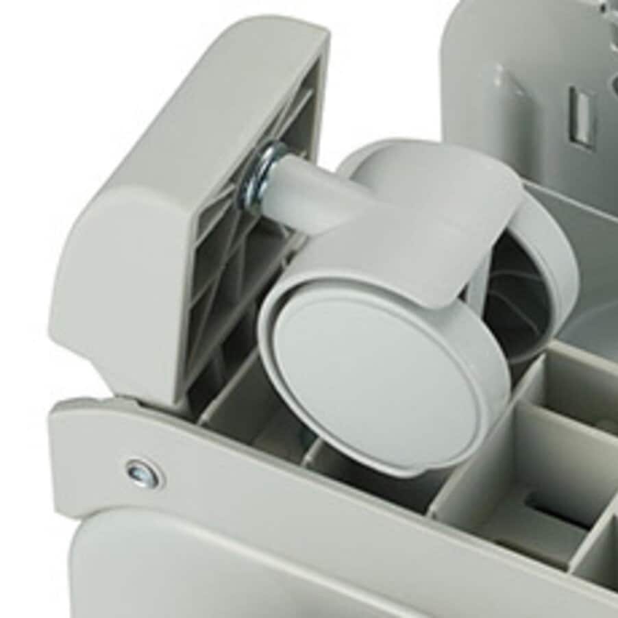 組み立て不要の折りたたみ式キャスター