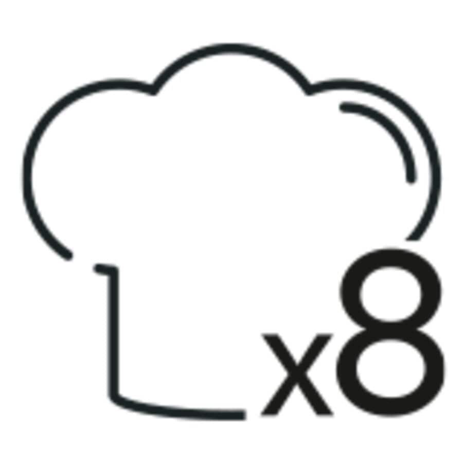 8 automatische Kochprogramme
