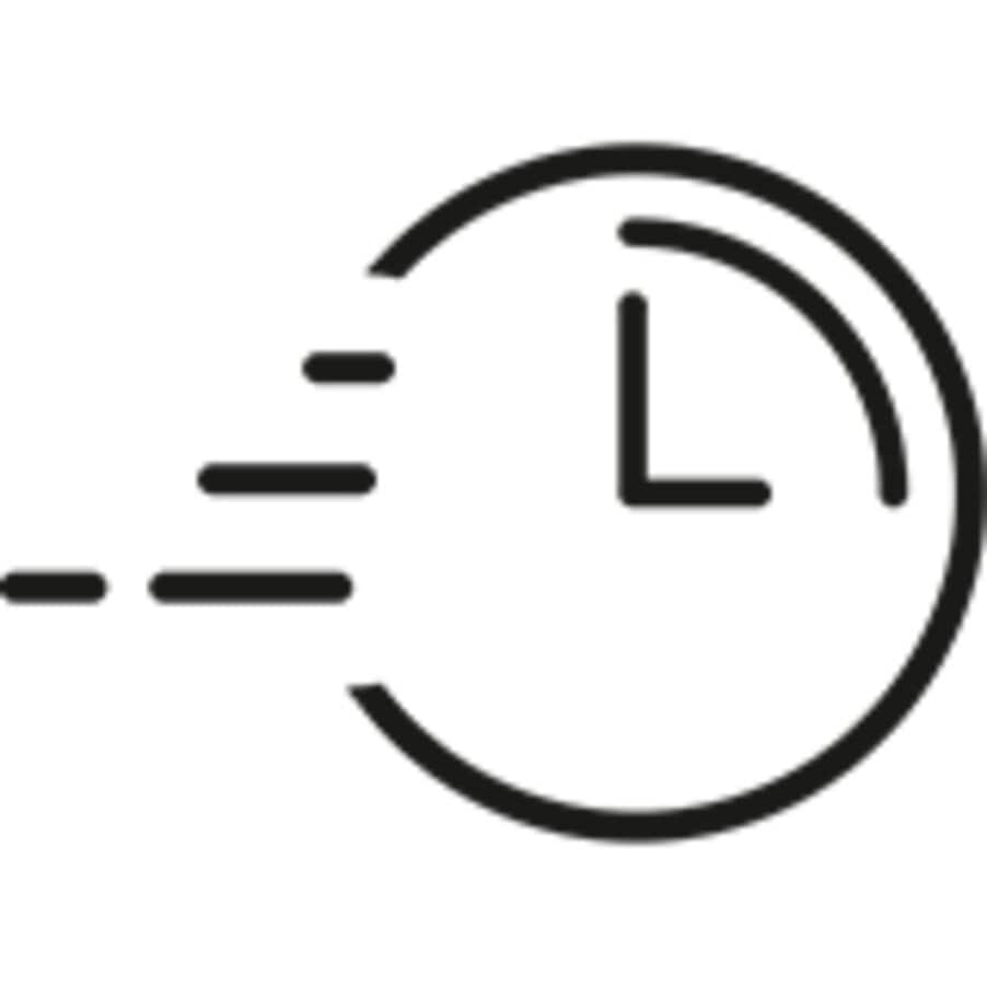 25 % schnellere Zubereitung