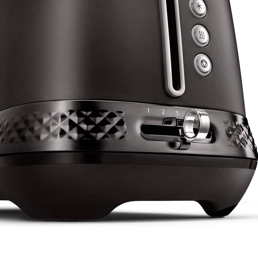 Diadema toasters, Diadema 2 Slice Toaster Onyx Black, undefined, Black